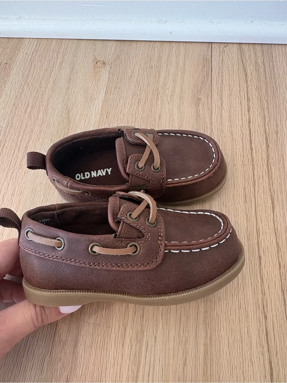 NWOT Old Navy Toddler Faux-Suede Boat Shoes